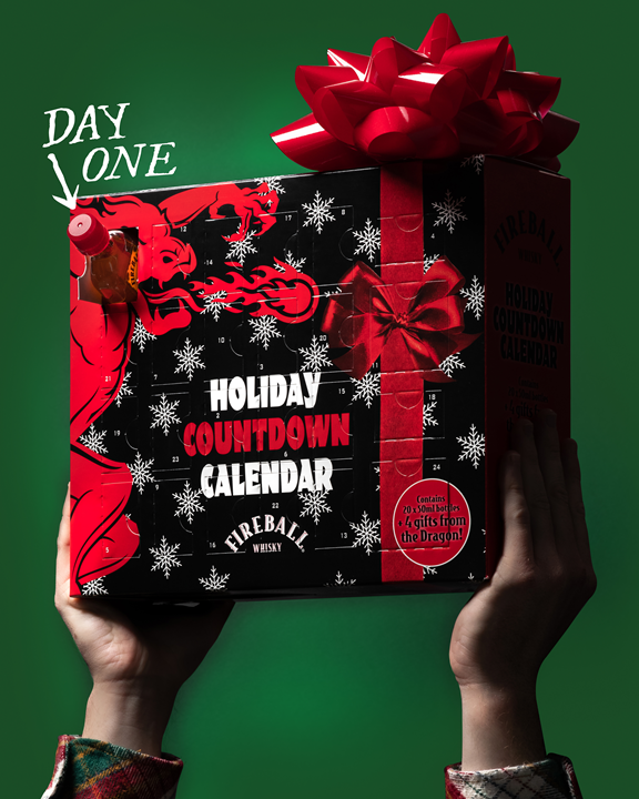 Fireball Holiday Countdown Calendar Gifts 